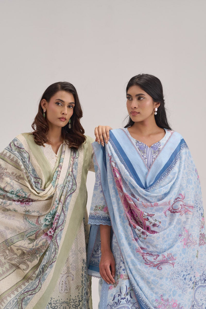 Mehr - Cream Cotton Cambric Kurta Set