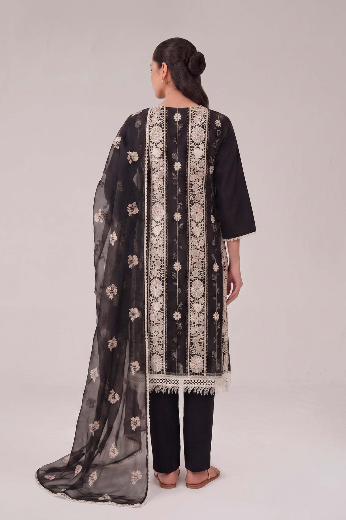 Mehr - Black Cotton Fabric Coord Set